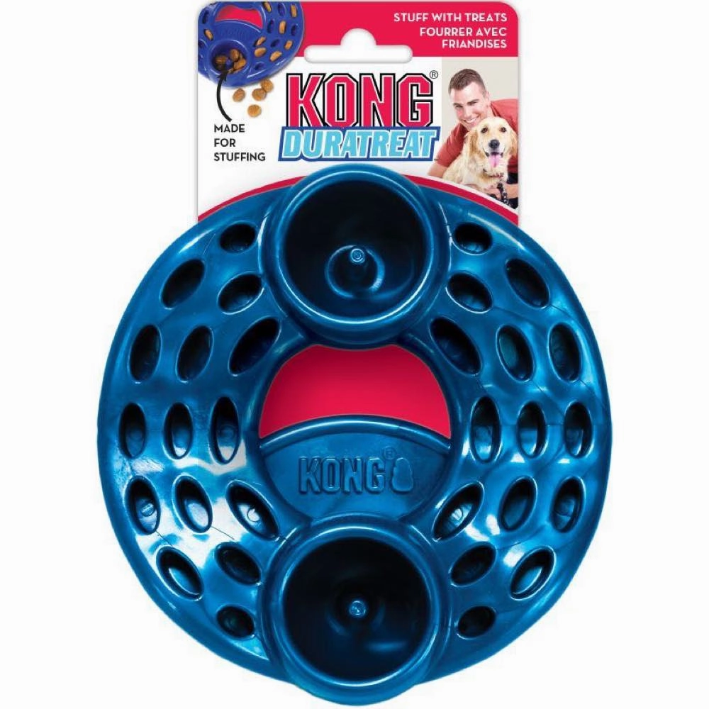 KONG Duratreat Ring Dog Toy dog puzzle toy dog slow feeder dog treat ball dog brain toy dog feeder toy