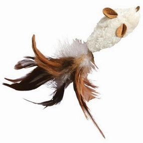 Kong Feather Mouse Refillable Catnip Cat Toy cat leash cat bowtie cat hat cat bandana cat costume