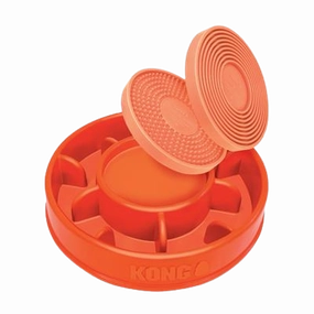Kong Licks Mealtime Slow Feeding Bowl - LG dog pain relief hip joint supplement senior dog care pet arthritis aid dog skin supplement