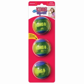 Kong Squeezz Action Blue Ball Dog Toy Medium (3 pc) dog bones rawhide chew sticks dog jerky bacon bone