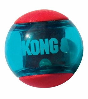 Kong Squeezz Action Red Ball Dog Toy (2-3pc pack) dog puzzle toy dog slow feeder dog treat ball dog brain toy dog feeder toy