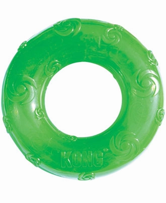 Kong Squeezz Ring Dog Toy Medium dog harness dog training collar dog safety vest dog seatbelt dog ID tag