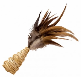 Kong Straw Cone With Feathers Cat Toy cat treats catnip grass for cats organic cat grass cat grass seeds