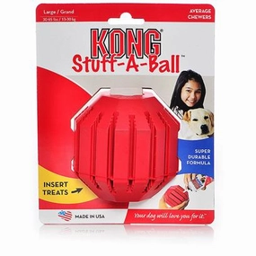 Kong Stuff-A-Ball Large dog puzzle toy dog slow feeder dog treat ball dog brain toy dog feeder toy