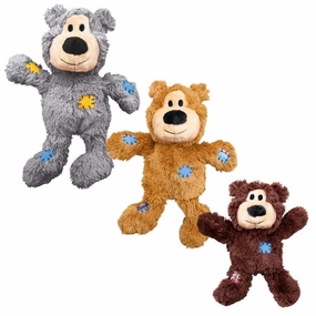 KONG Wild Knots Bear Dog Toy Small/Medium dog bones rawhide chew sticks dog jerky bacon bone