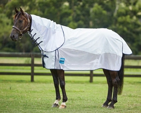 Kool Coat Airstream with Hidden Surcingle III Detach-A-Neck Horse Fly Sheet pet shampoo pet brush pet wipes pet scissors pets comb