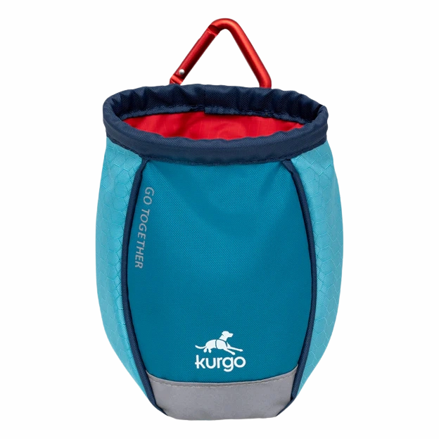 Kurgo Go Stuff It Treat Bag - Blue/Red dog pain relief hip joint supplement senior dog care pet arthritis aid dog skin supplement