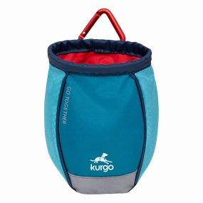 Kurgo Go Stuff It Treat Bag - Blue/Red dog pain relief hip joint supplement senior dog care pet arthritis aid dog skin supplement