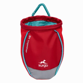 Kurgo Go Stuff It Treat Bag - Red dog pain relief hip joint supplement senior dog care pet arthritis aid dog skin supplement