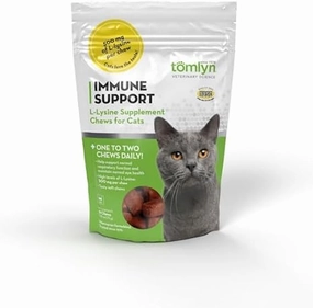 L-Lysine Immune Support Chews for Cats, 30 count plush dog toys fluffy dog toy dog cuddle toy dog toy set stuffed toy for dogs