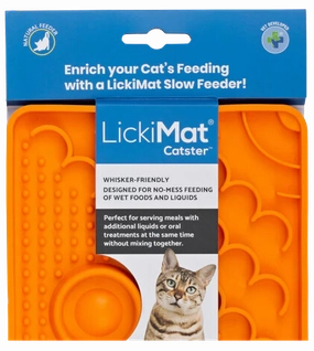 LickiMat Catster Lickmat - Orange cat toys interactive cat toys cat teaser wand cat balls cat laser pointer