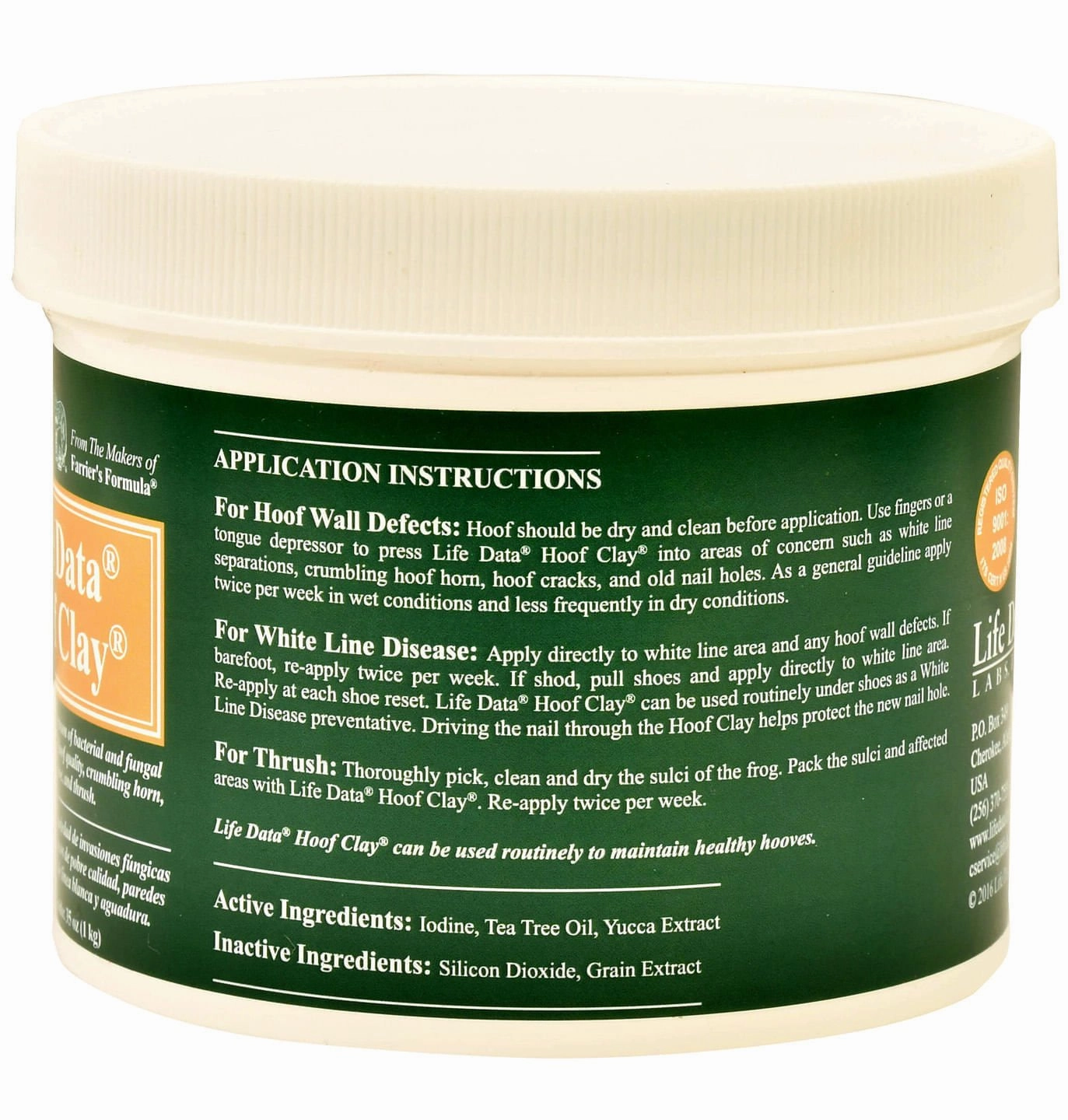 Life Data Hoof Clay, 35 oz