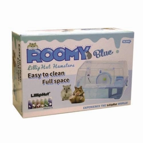 Lilliphut Roomy Hamster Cage Blue hamster cage guinea pig supplies small animal accessories rabbit water bottle rat tunnel