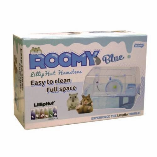 Lilliphut Roomy Hamster Cage Blue hamster cage guinea pig supplies small animal accessories rabbit water bottle rat tunnel