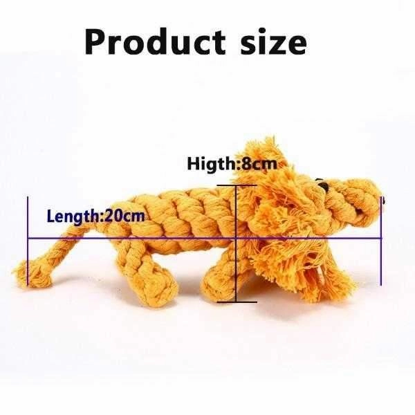 Lion Rope Dog Toy