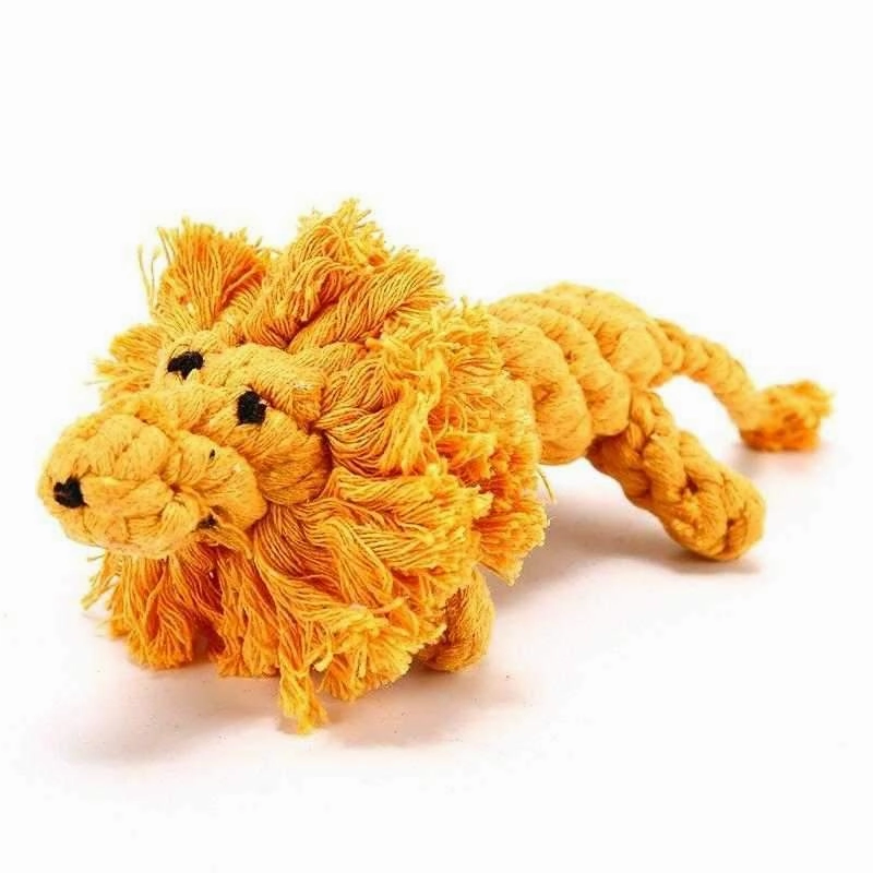 Lion Rope Dog Toy