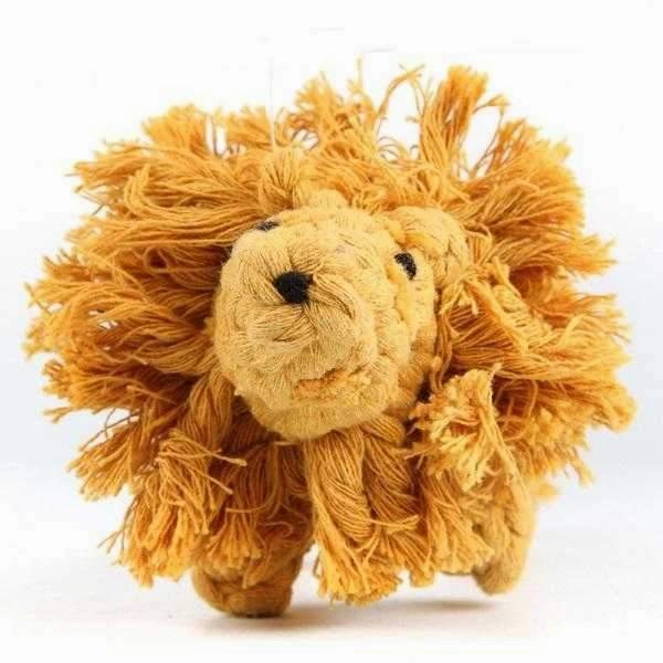 Lion Rope Dog Toy
