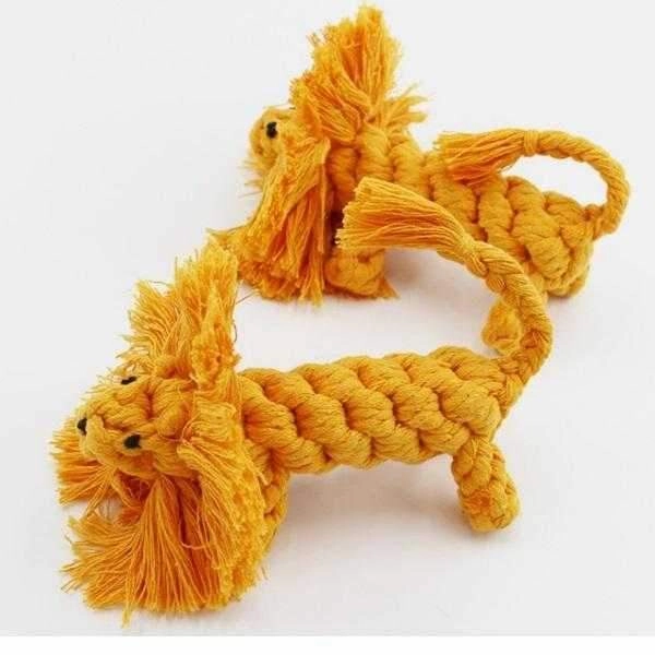 Lion Rope Dog Toy