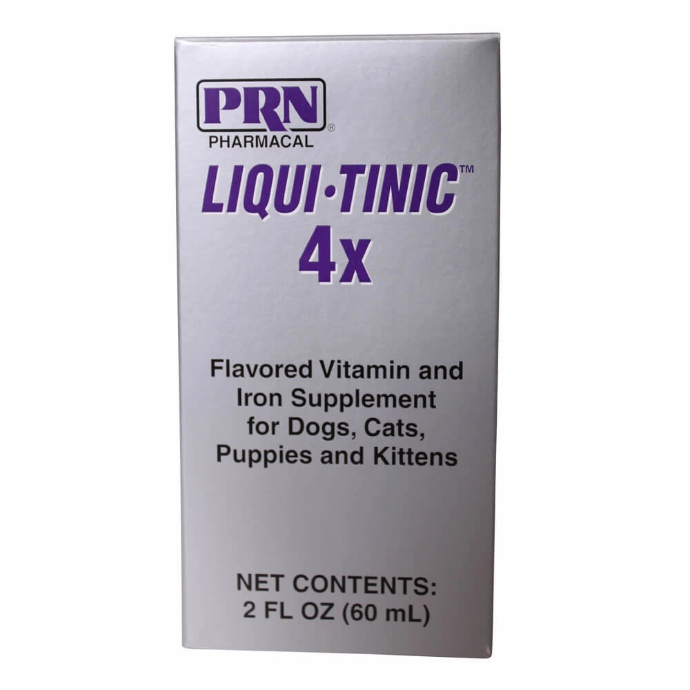 Liqui-Tinic 4X Vitamin and Iron Supplement for Dogs, Cats, Puppies and Kittens, 2 fl oz plush dog toys fluffy dog toy dog cuddle toy dog toy set stuffed toy for dogs