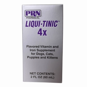 Liqui-Tinic 4X Vitamin and Iron Supplement for Dogs, Cats, Puppies and Kittens, 2 fl oz plush dog toys fluffy dog toy dog cuddle toy dog toy set stuffed toy for dogs
