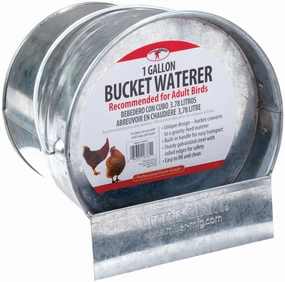 Little Giant Bucket Poultry Waterer, 1 gallon puppy accessories new puppy gear puppy bed puppy blanket puppy grooming kit