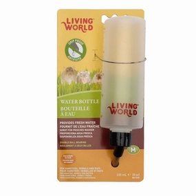 Living World Water Bottle 8oz/235ml hamster cage guinea pig supplies small animal accessories rabbit water bottle rat tunnel