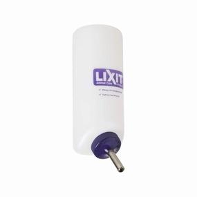 Lixit Wide Mouth Water Bottle 8oz hamster cage guinea pig supplies small animal accessories rabbit water bottle rat tunnel