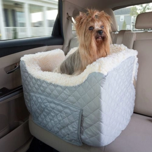 Lookout II Dog Car Seat With Storage Tray in Many Colors
