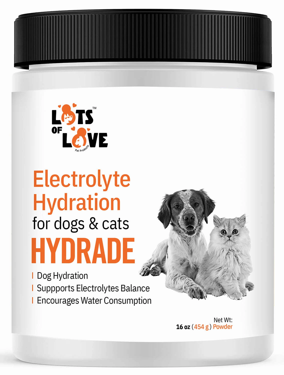 Lots of Love HydrADE Powder, 8 oz cat scratchers cat towers cat window perch cat heating pad cat calming spray