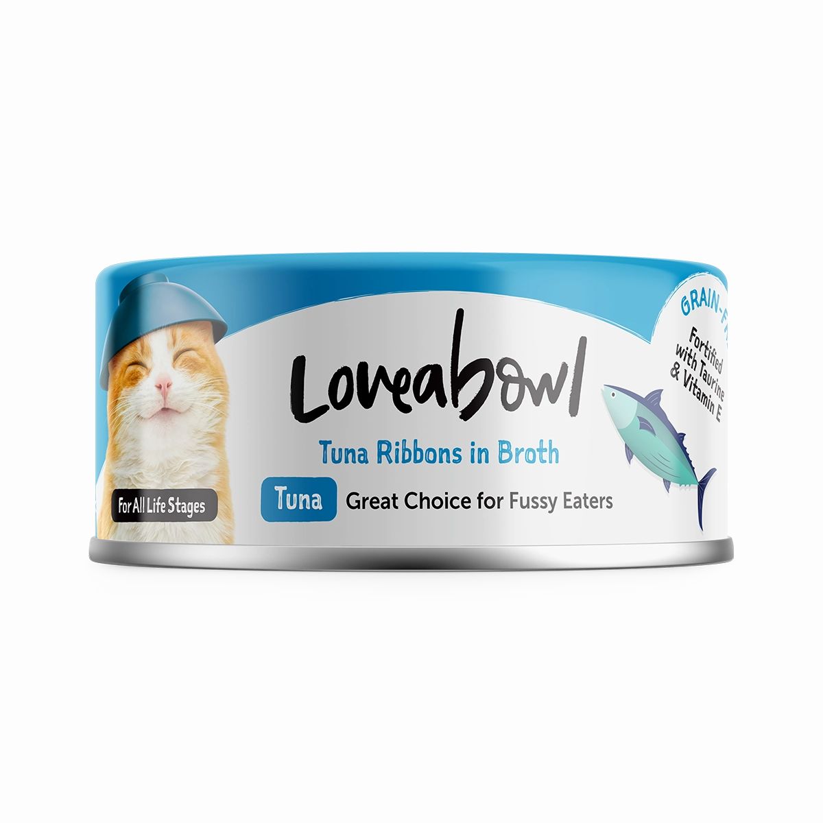 Loveabowl Cat Wet Food Tuna Ribbons in Broth 70g