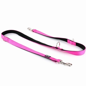 Loyal.D Multi-Purpose.D Dog Lead - Hot Pink & Black puppy food dog jerky treats dog dental treats dog chicken strips organic dog food