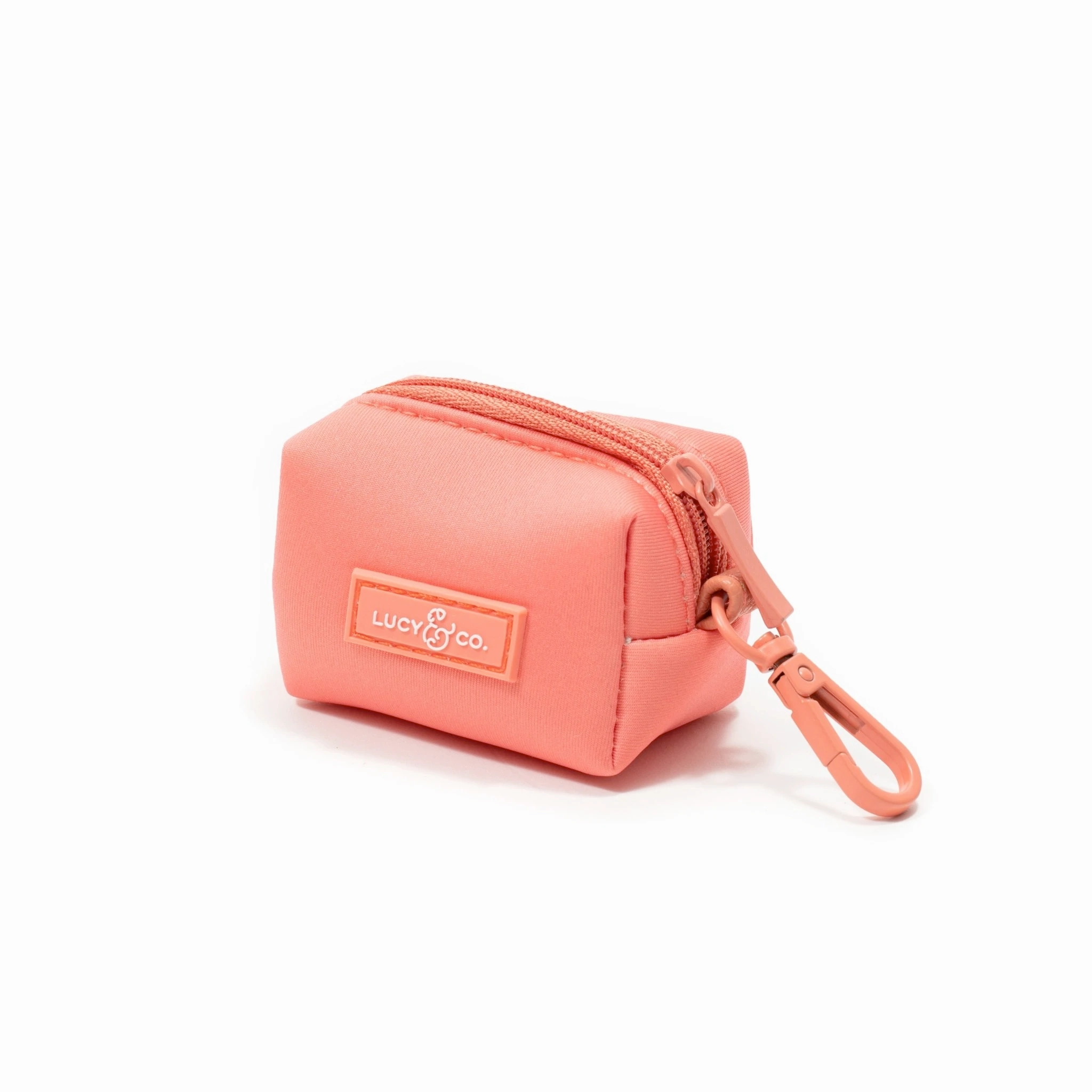 Lucy&Co Everyday Dog Poop Bag Holder: Coral