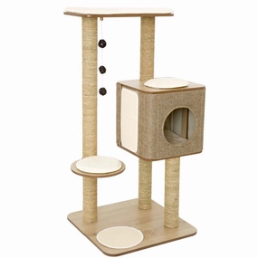 Lulus World Lu-Cubox High Base Cat Tree cat accessories cat collar cat harness cat backpack cat ID tag