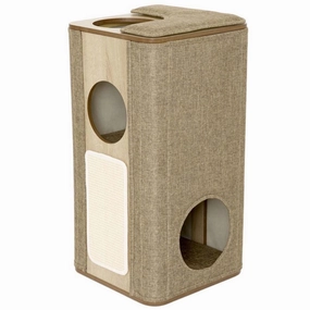 Lulus World Lu-Cubox Tower Cat House cat accessories cat collar cat harness cat backpack cat ID tag