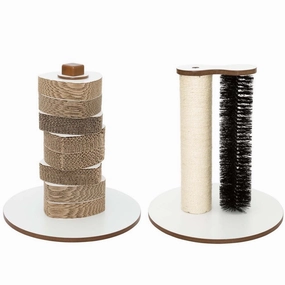 Lulus World Lu-Scratching Tower & Center Cat Post Bundle cat accessories cat collar cat harness cat backpack cat ID tag