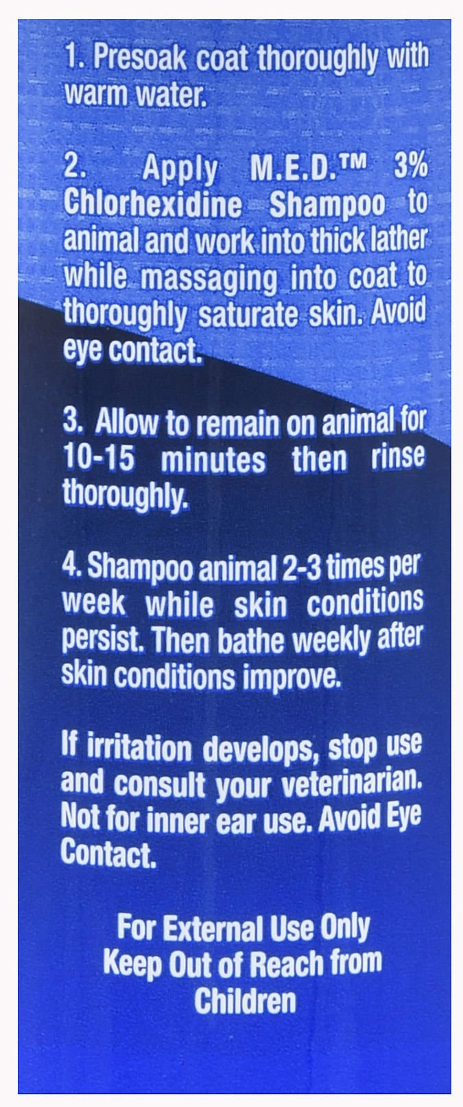 M.E.D. 3% Chlorhexidine Shampoo