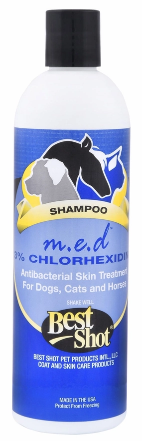 M.E.D. 3% Chlorhexidine Shampoo chicken supplies backyard chicken coop accessories poultry food chicken vitamins