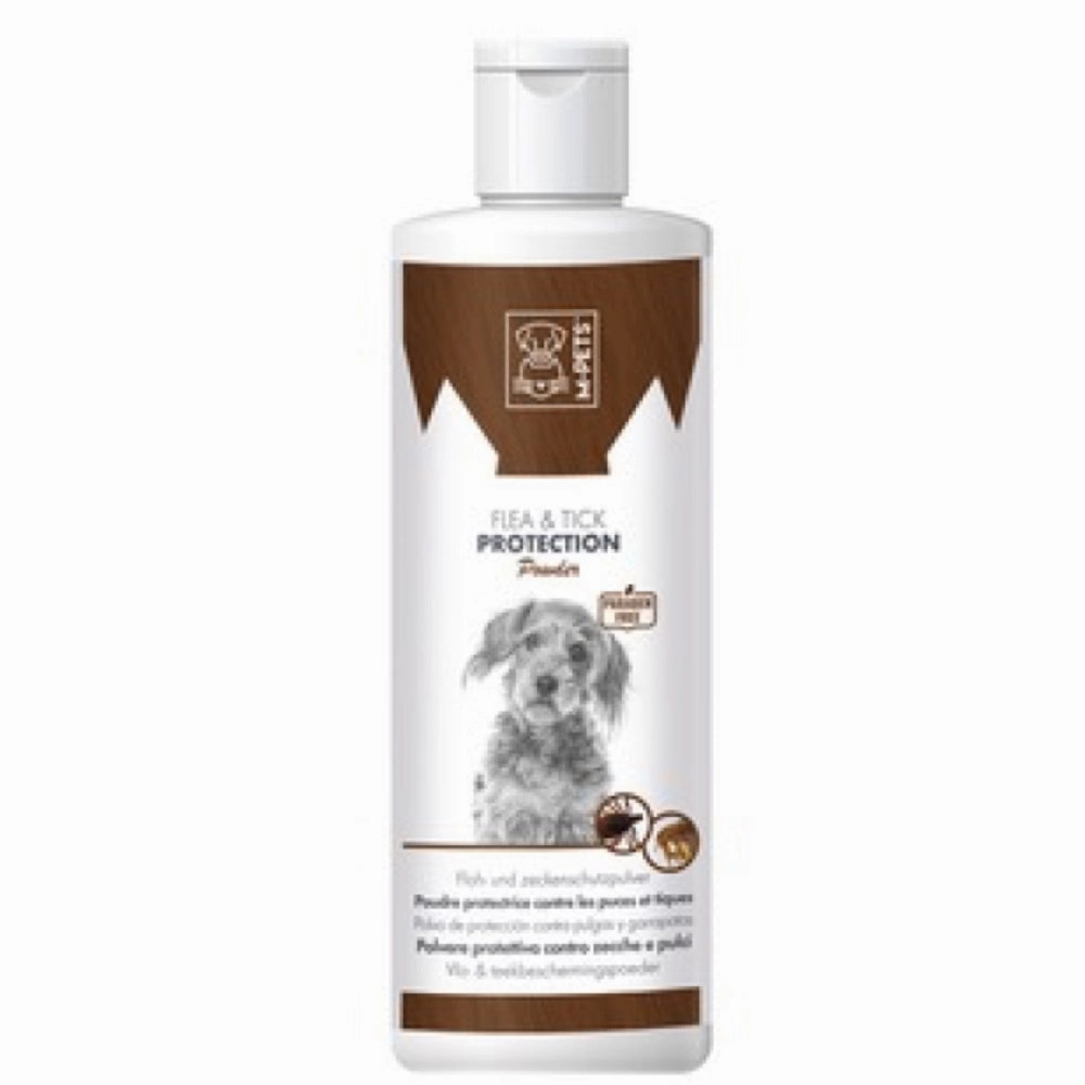 M-Pets Flea & Tick Cat & Dog Protection Powder 200ml