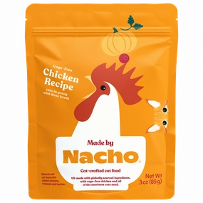 Made By Nacho Cage-Free Chicken Recipe Cuts In Gravy With Bone Broth cat calming diffuser cat stress relief anxiety cat treats cat relaxing spray pet mood aid