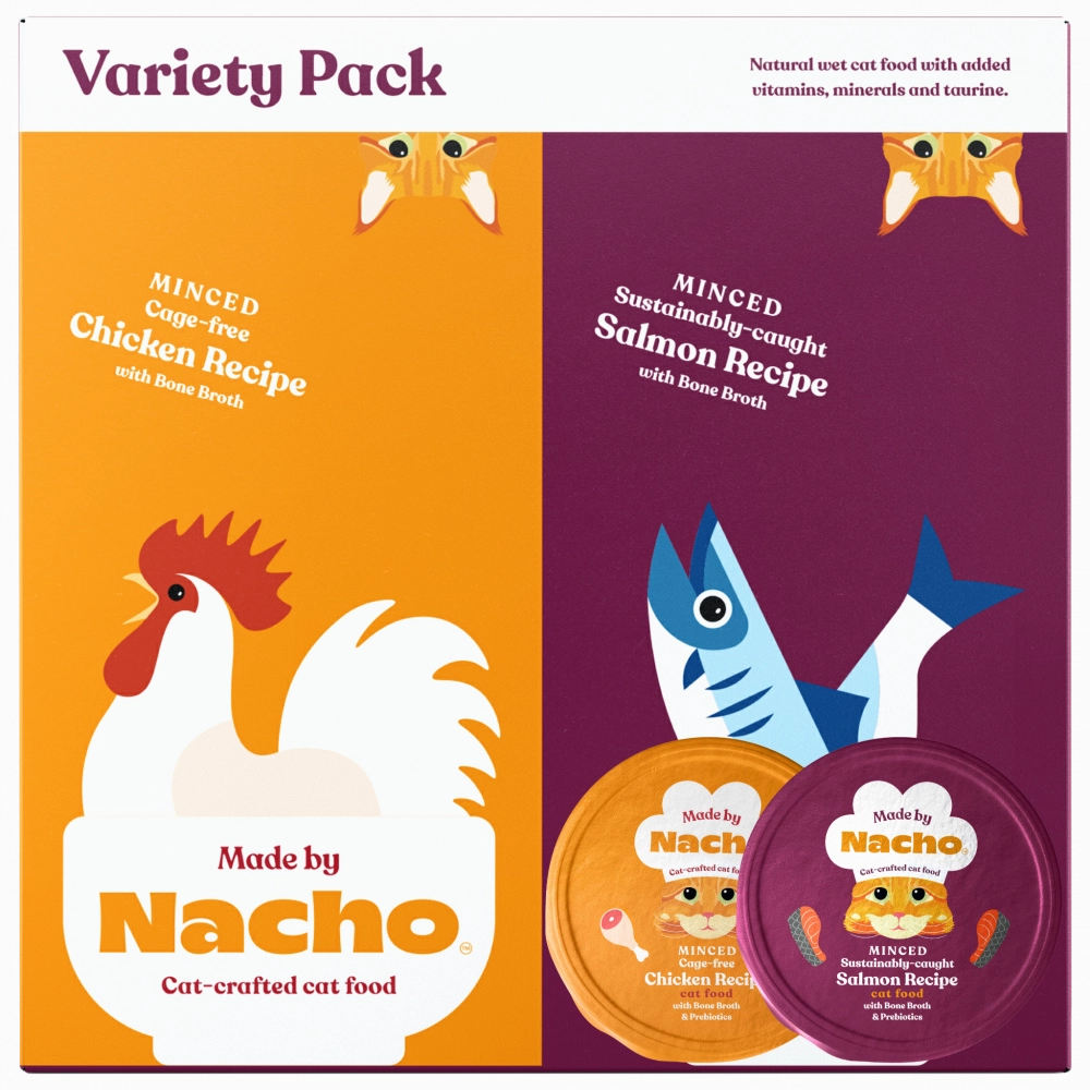 Made By Nacho Minced Wet Variety cat calming diffuser cat stress relief anxiety cat treats cat relaxing spray pet mood aid