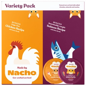 Made By Nacho Minced Wet Variety cat calming diffuser cat stress relief anxiety cat treats cat relaxing spray pet mood aid