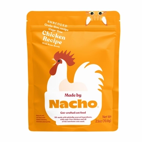 Made By Nacho Shredded Grain-Free Recipe Cage-Free Chicken Recipe With Bone Broth cat calming diffuser cat stress relief anxiety cat treats cat relaxing spray pet mood aid