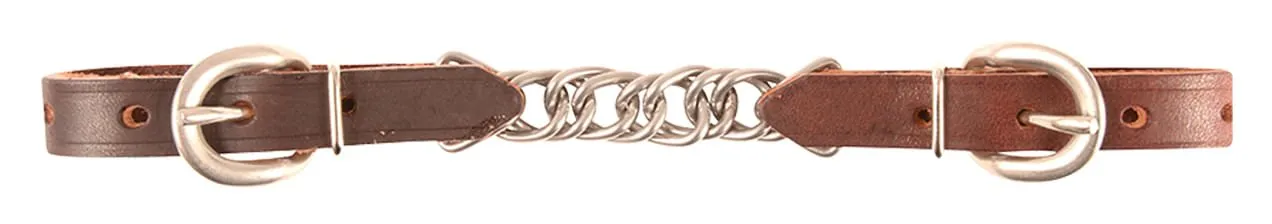 Martin Saddlery Latigo and Flat Link Chain Curb Strap