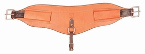 Martin Saddlery 7"W Contoured Flank Cinch, Natural Skirting Leather, 31"L cat fur care cat grooming tools cat deshedding brush cat bath kit cat nail trimmer