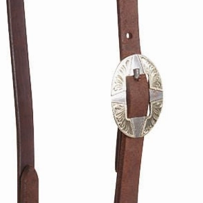 Martin Saddlery Split Ear Headstall with Guthrie Buckles, Chocolate