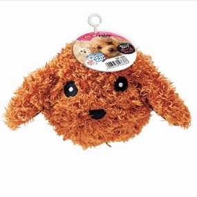 Marukan Ball Shaped Poodle With Squeaker Dog Toy cat dry food crunchy cat food fish formula dry cat food adult cat kibble kitten dry food