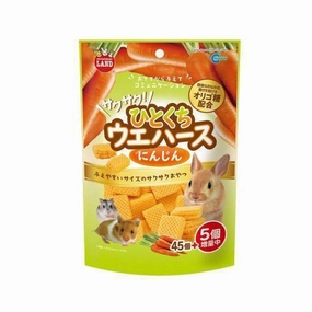 Marukan Carrot Flavored Wafer for Small Animals Bite Size 100g (ML-286) kitten health kit kitten booster vitamins kid cat immune kitten digestion kitten omega 3