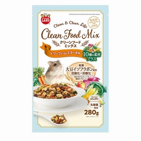 Marukan Clean & Clear Life Clean Food Mix for Dwarf Hamsters 280g (ML412) dog water fountain slow feeder automatic dog feeder gravity feeder dog food dispenser