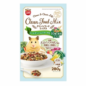 Marukan Clean & Clear Life Clean Food Mix for Golden Hamsters 280g (ML413) hamster food guinea pig food rabbit hay rodent treats mouse food