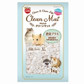 Marukan Clean & Clear Life Clean Mat Soft Fluffy Pulp Bedding for Small Animals 1.1kg (ML296) hamster cage guinea pig supplies small animal accessories rabbit water bottle rat tunnel